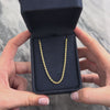 Vintage 14k Yellow Gold 2.2mm Sleek Glittering Rope Chain - Video showing the piece