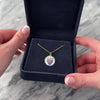 Vintage 14k Yellow Gold Enamel Wellesley College Coat Of Arms Charm / Pendant - Video showing the piece