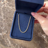 Vintage 14k Yellow Gold 1.8mm Simple Sparkling Rope Chain - Video showing the piece