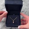 Antique 14k Yellow Gold Pink Pearl Old Mine Cut Diamond Glowing Charm / Pendant - Video showing the piece