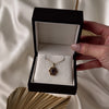 Vintage 14k Yellow Gold Iolite Garnet Extravagant Flower Pendant - Video showing the piece