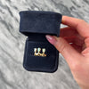 Vintage 14k Yellow Gold .61cttw Opal Whimsical Scalloped Crown Ring - Video showing the piece