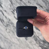 Estate 14k White Gold 2.6ct Blue Sapphire .31cttw Diamond Superb Ring - Video showing the piece