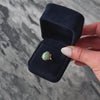 Vintage 14k Yellow Gold 5.3ct Light Green Jade Elegant Cabochon Ring - Video showing the piece