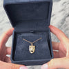 Vintage 14k Yellow Gold Tragedy Drama Mask Charm / Pendant