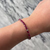Vintage 14k White Gold 10.69cttw Ruby Diamond Vibrant Oval Tennis Bracelet - Video showing the piece