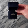 Vintage 18k White Gold .50cttw Baguette Diamond Graduating Brilliance Ring - Video showing the piece