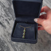 Vintage 18k Yellow Gold 1cttw Blue-Green Tourmaline Dangling Teardrops Pendant - Video showing the piece