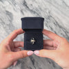 Vintage 10k White Gold Onyx Pearl Artistic Ring - Video showing the piece