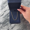 Vintage 14k Yellow Gold 1.7mm Tubular Snake Chain - Video showing the piece