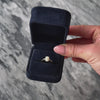 Vintage 14k Yellow Gold Opal Solitaire Cabochon Ring  - Video showing the piece