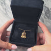 Antique Dropsy French 18k Rose & Yellow Gold Gleaming Mother Mary Charm / Pendant - Video showing the piece
