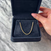 Vintage 14k Yellow Gold 1.7mm Long Spiraling Rope Chain - Video showing the piece