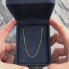 Vintage 14k Yellow Gold Cable Link .8mm (At Chain) Chain - Video showing the piece