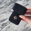 Vintage 14k Yellow Gold Marquise Amethyst .4cttw Diamond Halo Ring - Video showing the piece