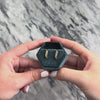 Vintage 14k Yellow Gold Diamond Elegant Channel Wave Stud Earrings - Video showing the piece