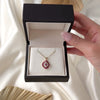 Vintage 14k Yellow Gold 1.04cttw Ruby Diamond Ballerina Pendant - Video showing the piece