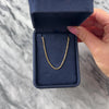 Vintage 14k Yellow Gold 1.8mm Glittering Rope Chain - Video showing the piece