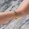 Vintage 14k Yellow Gold Draping Layered Station Chain Bracelet - Video showing the piece