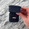Vintage 18k Yellow & White Gold .54cttw Diamond Ruby Dazzling Tall Stepped Alternating Ring - Video showing the piece
