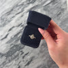 Estate 14k Rose Gold Chocolate Diamond White Diamond Fantastic Glittering Pear Ring - Video showing the piece