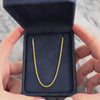 Vintage Italian 18k Yellow Gold Gleaming Twisted Rope 1.7mm Chain - Video showing the piece