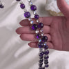 Abbott & Oaks 18K White Gold 281 Cttw Amethyst Moonstone Necklace - Video showing the piece