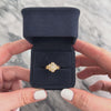 Antique Victorian 18k Rosy Yellow Gold .69cttw Old Mine Cut Diamond Fantastic Decorated Floriform Halo Ring - Video showing the piece