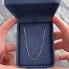Estate Italian 14k Yellow Gold Delicate Fluid Snake 0.75mm Chain - Video showing the piece