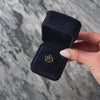 Vintage 14k Yellow Gold Diamond Black Enamel Figural Flower Ring - Video showing the piece