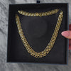 Vintage Heavy Italian 18k Yellow Gold Interlocking Links Necklace - Video showing the piece