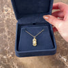 Vintage Mikimoto 18k Yellow Gold Pearl Infinite Engraved Swirl Pendant - Video showing the piece