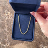 Vintage Italian 14k Yellow Gold 2.7mm Fantastic Ribbed Cable Chain - Video showing the piece