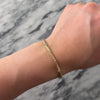 Antique Kreisler & Co. 14k Yellow & Rosy Yellow Gold Gleaming Interlocking Bar Link Bracelet - Video showing the piece