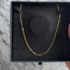 Vintage 18k Yellow Gold Cable Paperclip Chain Necklace - Video showing the piece