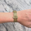 Antique Victorian Substantial 14k Yellow Gold Fantastic Hand-Engraved Slide Mesh Chain Fringe Adjustable Bracelet - Video showing the piece