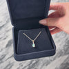 Vintage 14k White Gold Opal Diamond Refined Rainbow Pendant - Video showing the piece