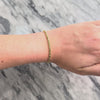 Vintage 14k Yellow Gold Stackable Geometric Link Bracelet - Video showing the piece