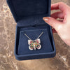 Vintage 14k Yellow & White Gold Ruby Diamond Blue Sapphire Emerald Spectacular Fluttering Butterfly Pin / Pendant - Video showing the piece