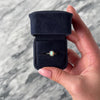 Vintage 14k Yellow Gold White Opal Diamond Wonderful Sparkling Halo Ring - Video showing the piece