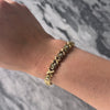 Vintage Heavy 14k Yellow Gold .897cttw Diamond Stunning Link Bracelet - Video showing the piece