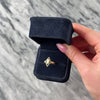 Vintage 14k Yellow Gold Opal Modern Open Kite Ring - Video showing the piece