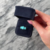 Vintage 10k Yellow Gold 4.5cttw Turquoise Beautiful Cabochon Trio Ring - Video showing the piece