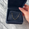 Vintage Italian 14k Yellow Gold 1mm Sleek Long Box Chain - Video showing the piece