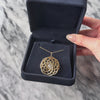 Antique Large 14k Yellow Gold Old European Diamond Swirling Spiral Pin / Pendant - Video showing the piece