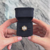 Vintage 14k Yellow & White Gold 1.17cttw Diamond Beautiful Sparkling Scalloped Cocktail Ring - Video showing the piece