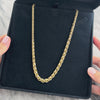 Vintage Italian 14k Yellow Gold Bold Graduated Wheat Chain Necklace - Video showing the piece