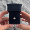 Antique 18k Rosy Yellow Gold & Platinum Old Mine Cut Diamond Marvelous Sparkling Halo Ring - Video showing the piece