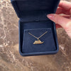 Vintage 14k Yellow Gold Hand Carved Ship Charm / Pendant - Video showing the piece