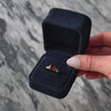 Antique Victorian 10k Rosy Yellow Gold 1.2ct Garnet Engraved Shoulders Ring - Video showing the piece